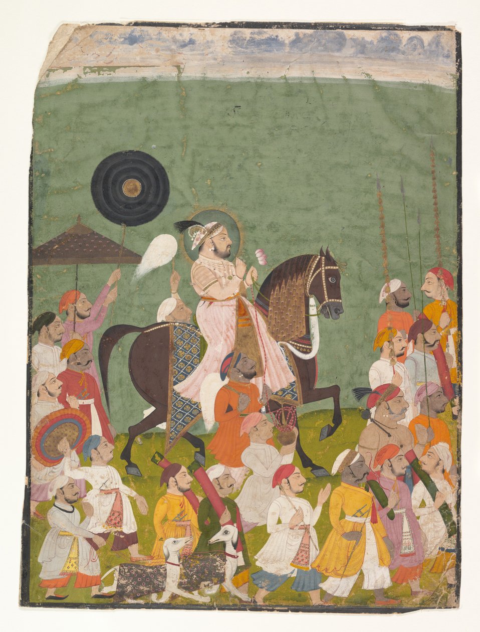 Maharana Jagat Singhi på gång av Unknown