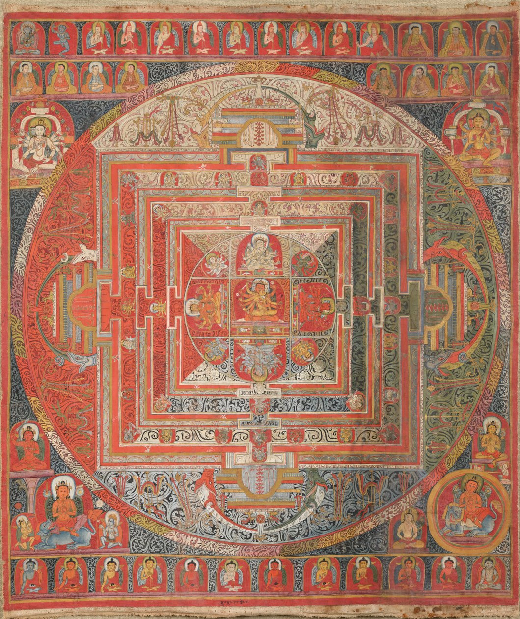 Manjuvajramandala con 43 divinità av Unknown