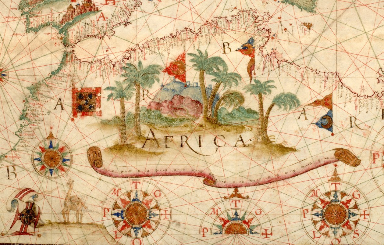 Nautical chart of Mediterranean area, including Europe with British Isles and part of Scandinavia. av Unknown