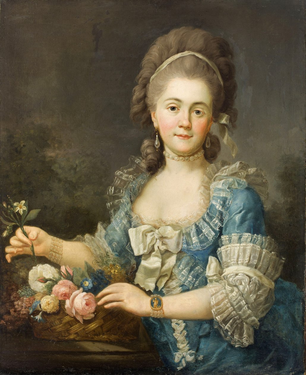 Porträtt av Anna Szaniawska, född Scipio av Unknown
