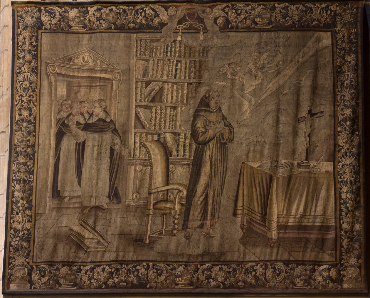 Saint Bonaventure i böner av Unknown