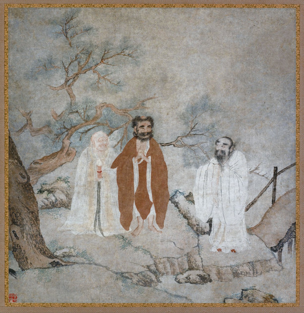 Sakyamuni, Lao Tzu, and Confucius av Unknown