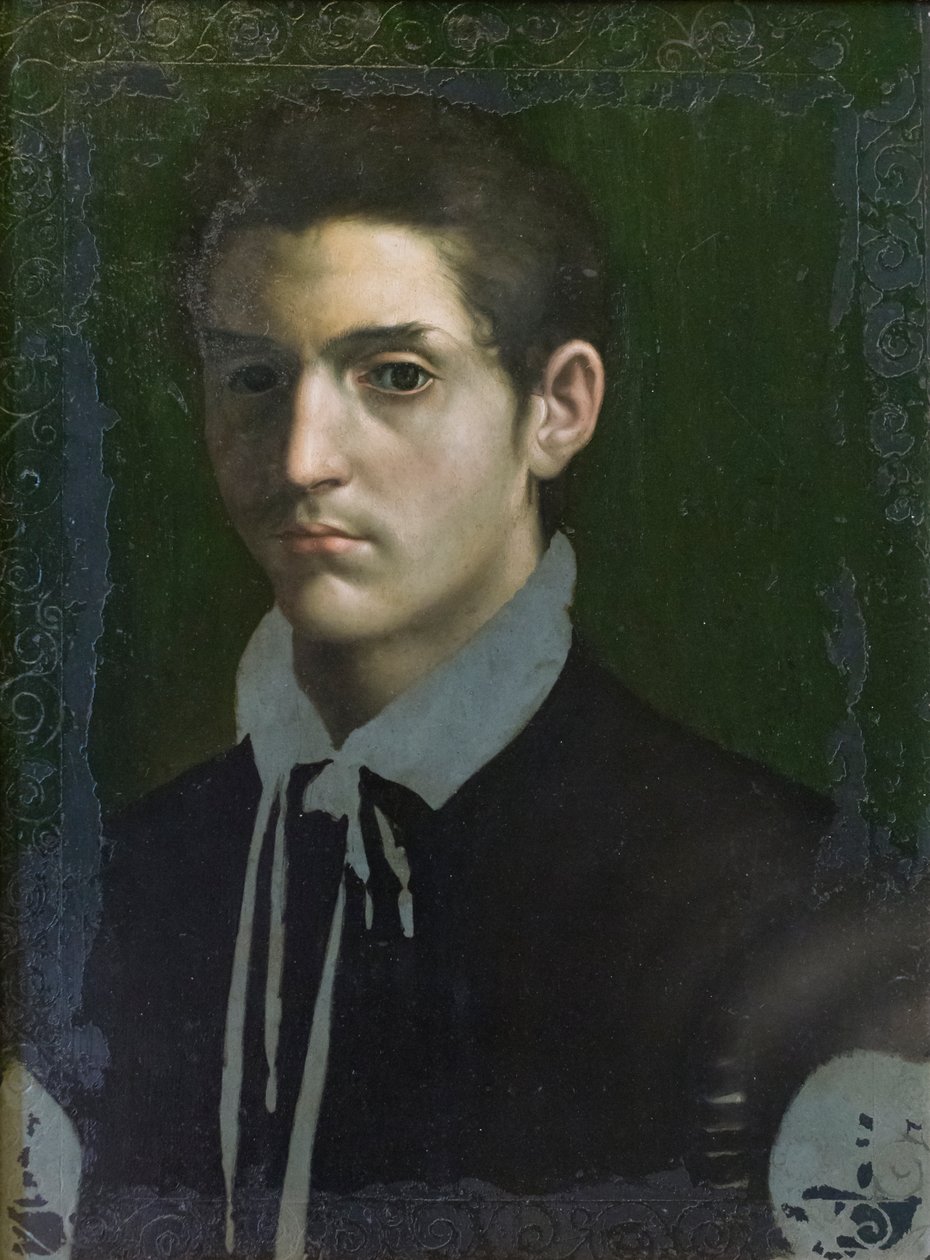 Porträtt av en ung man av (1509 66) Daniele da Volterra