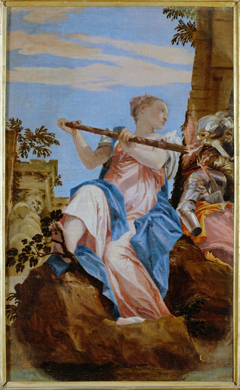 Allegory of Peace (målning på duk) av (1528-88) Veronese