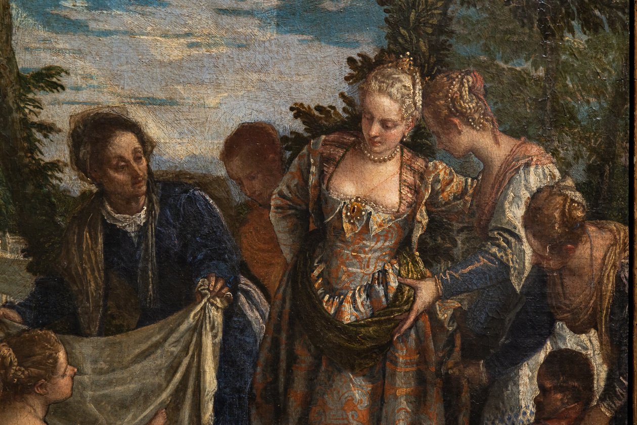 Fyndet av Moses av (1528 88) Veronese