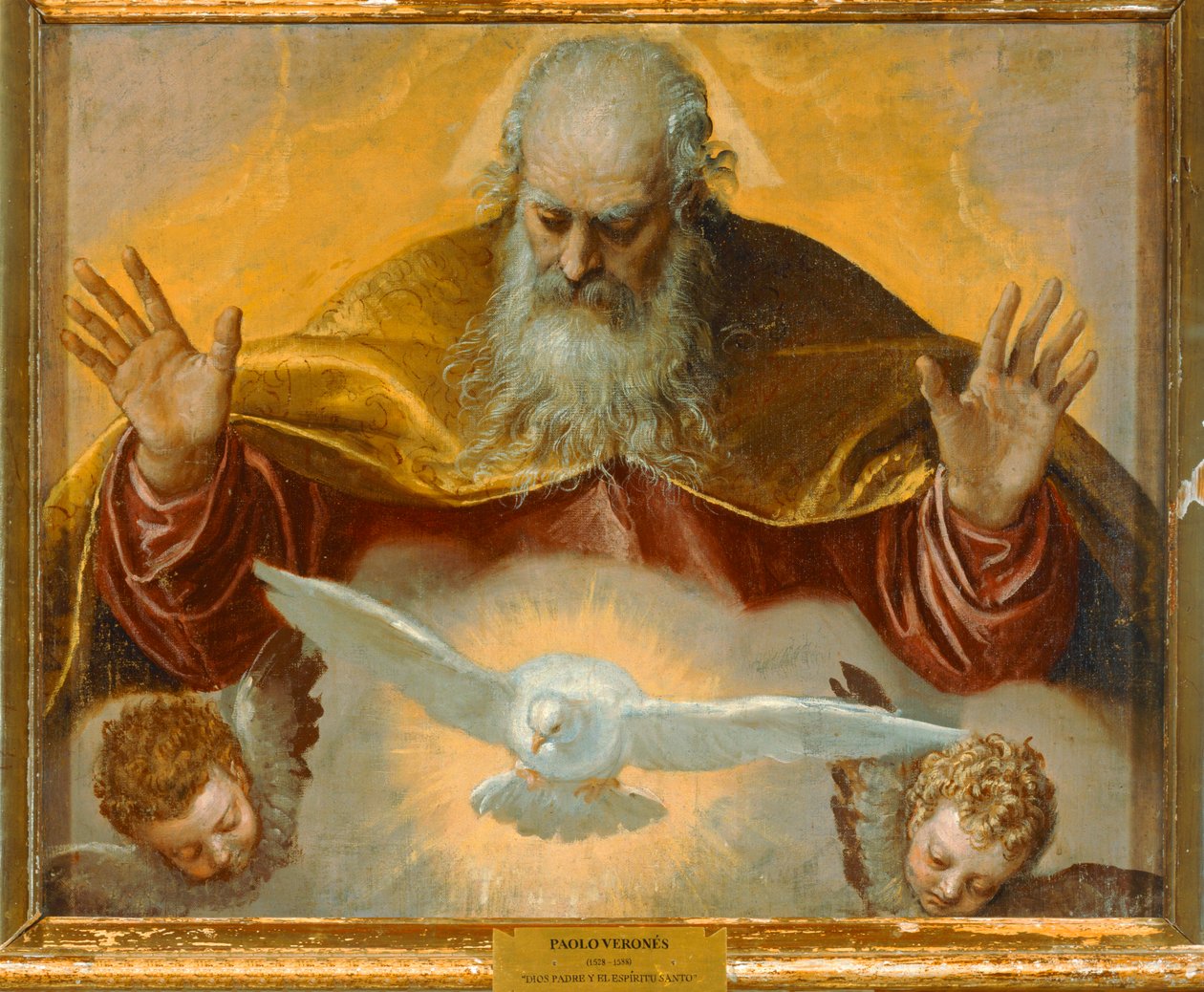Gud Fader och Gud Helige GhoSt. 10014555 ... av (1528-88) Veronese