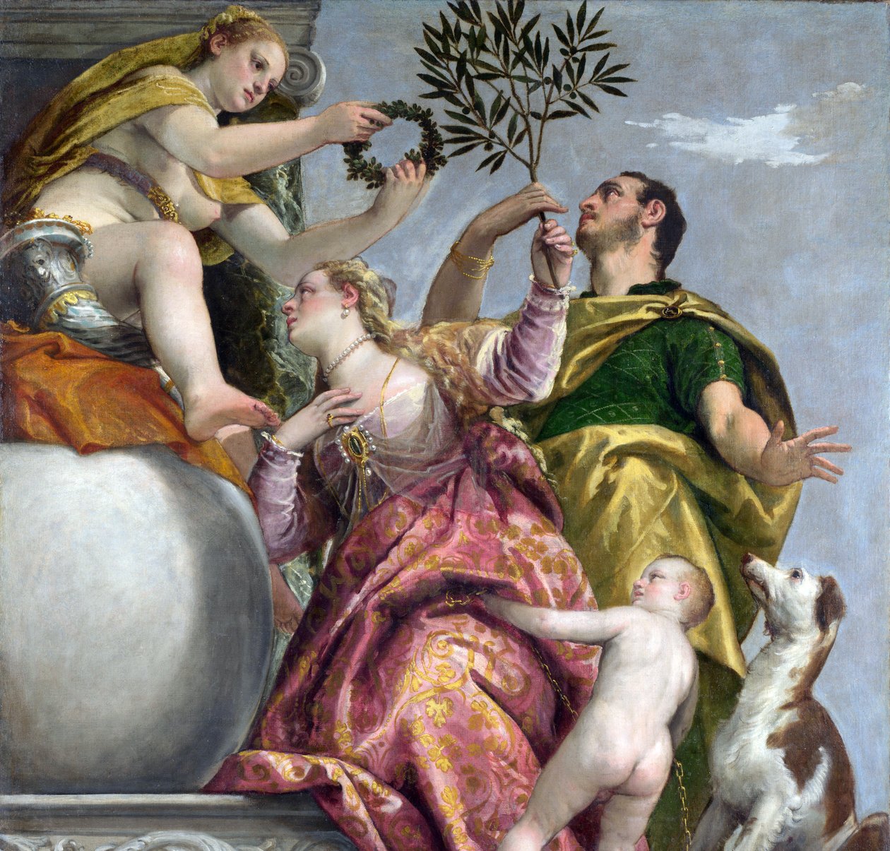 Lycklig förening (Kärlekens allegori), ca 1575 (olja på duk) av (1528 88) Veronese