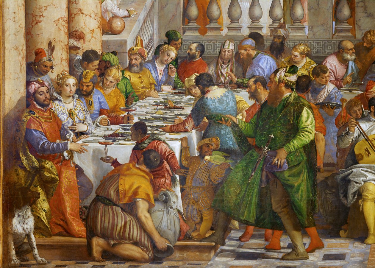 Bröllopet på Cana ... av (1528 88) Veronese