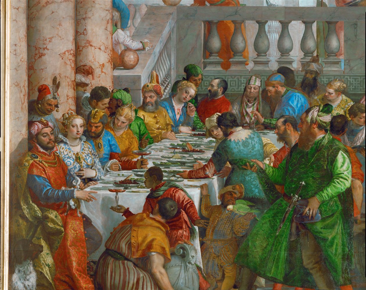 Bröllopet på Cana ... av (1528 88) Veronese