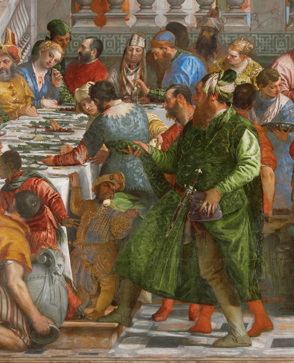 Bröllopet på Cana ... av (1528 88) Veronese