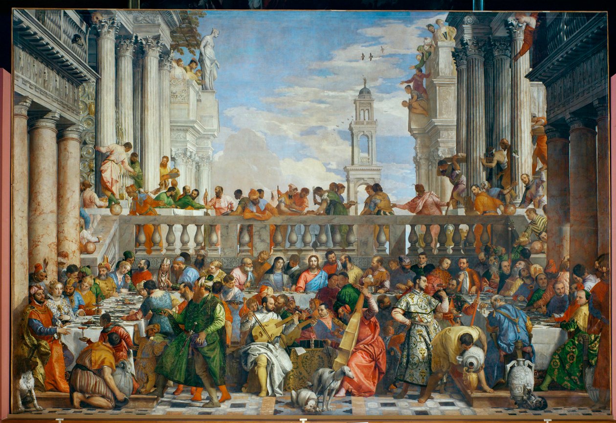 Bröllopet på Cana ... av (1528 88) Veronese