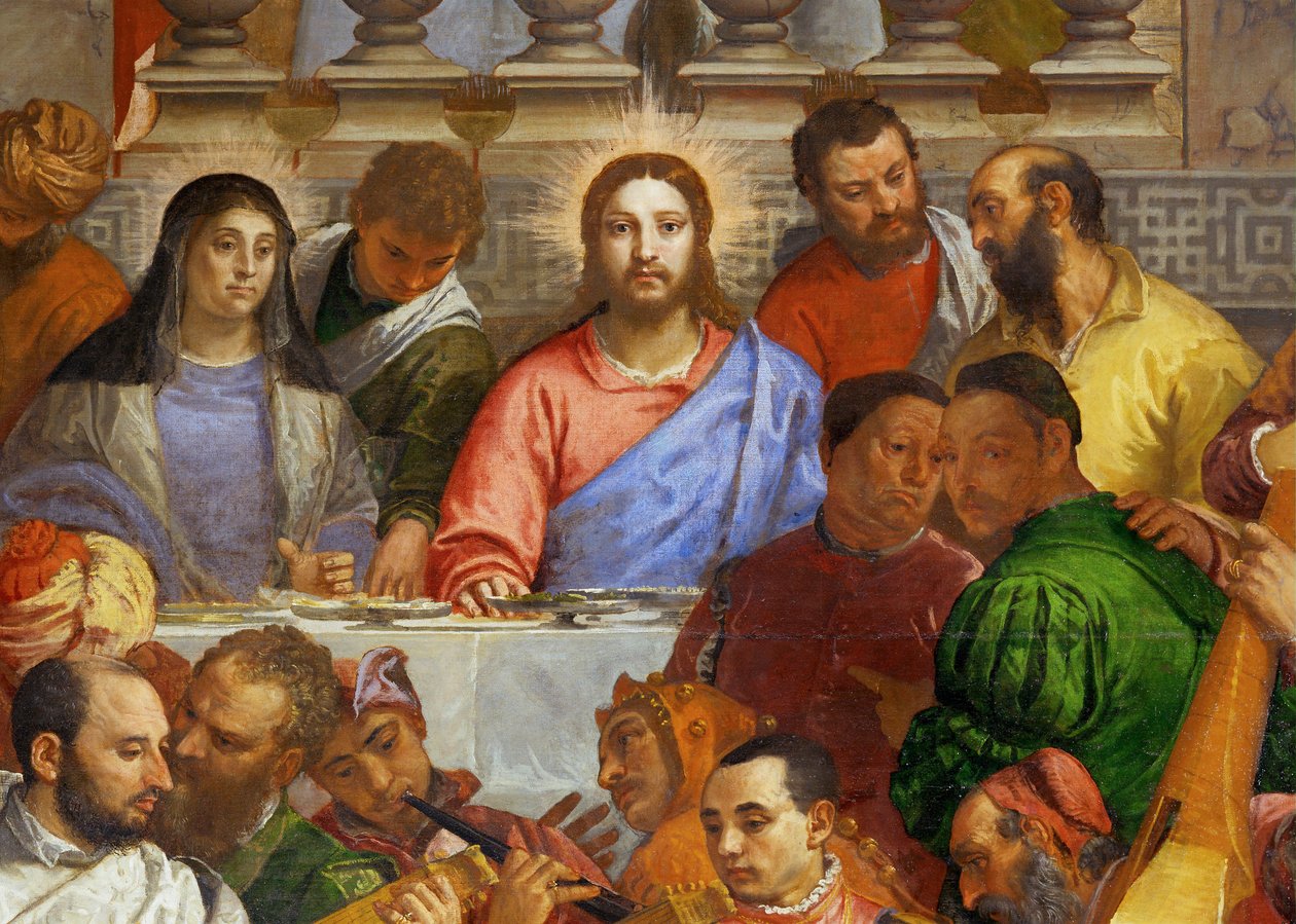 Bröllopet på Cana ... av (1528 88) Veronese