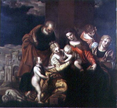 St. Catherines mystiska äktenskap av Veronese
