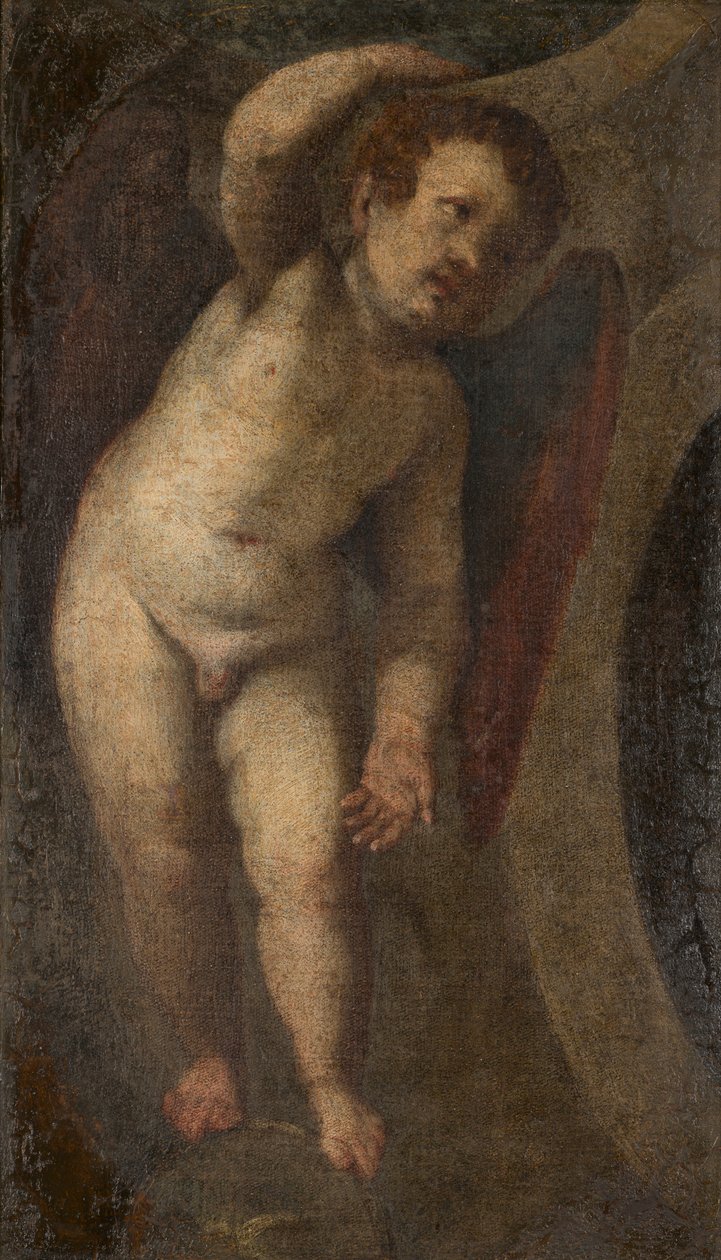 A Standing Putto, c.1548-88 (olja på duk) av Veronese