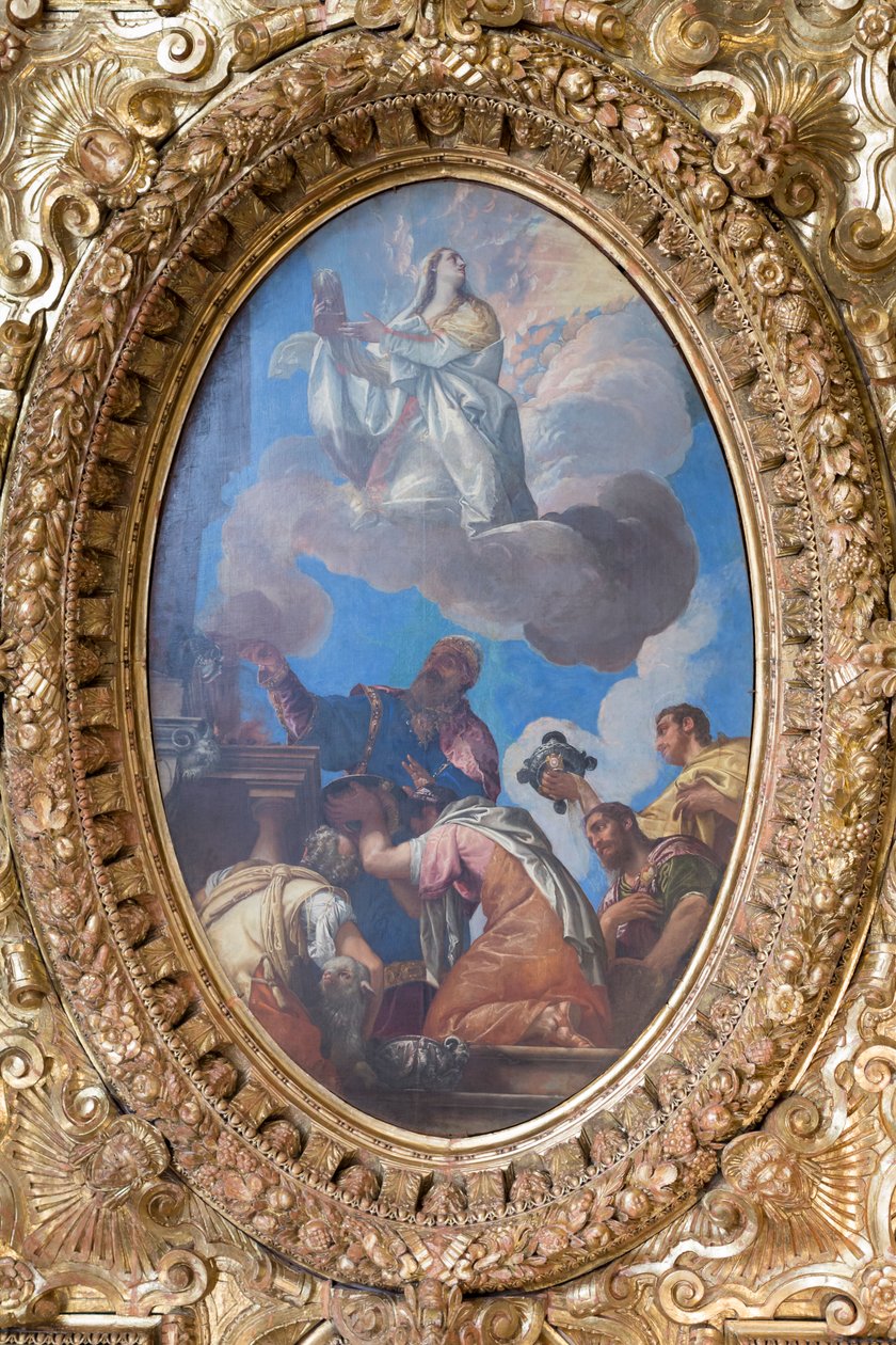 Tron som republikens styrka av (1528 88) Veronese