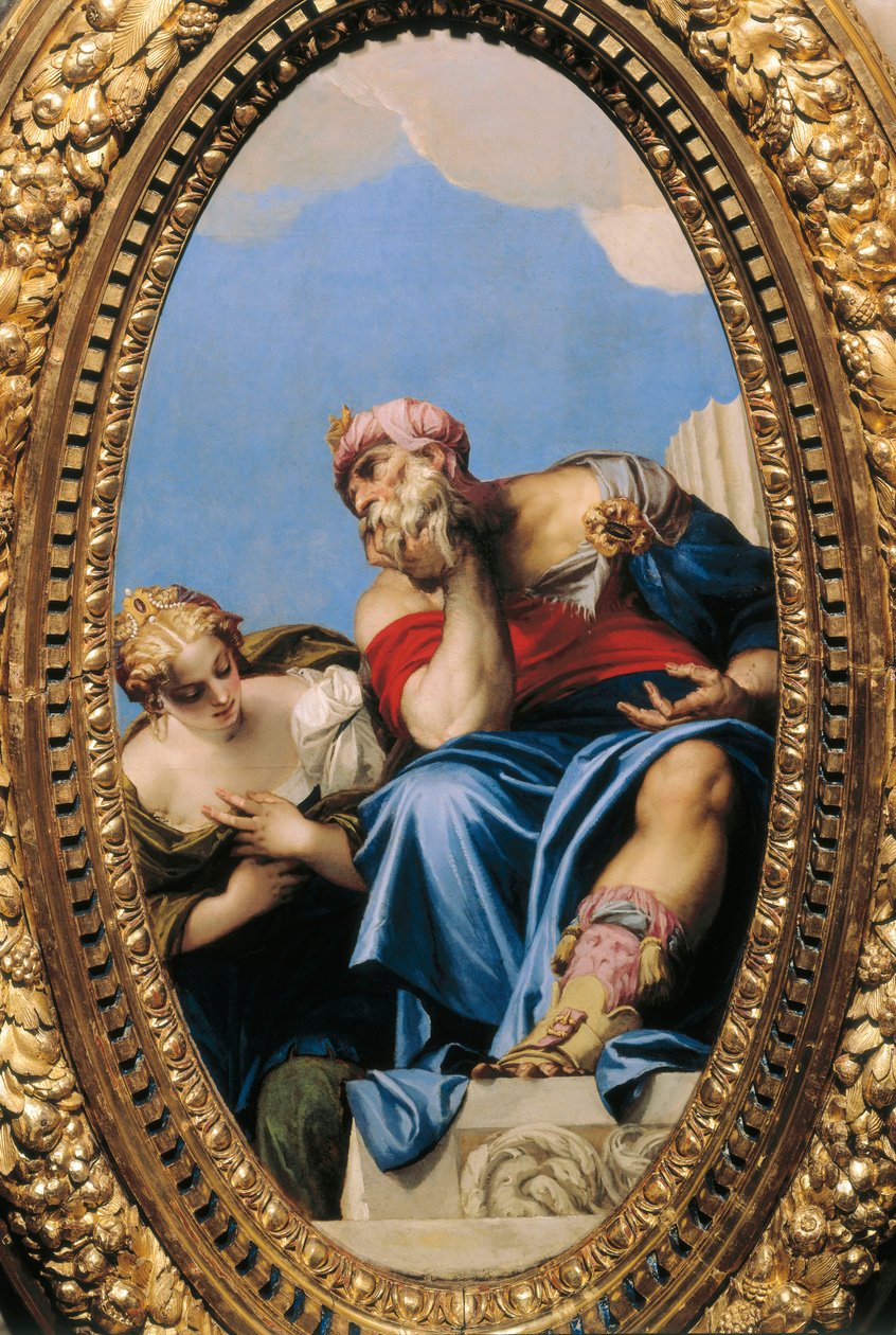 Den orientaliska gubben och den unga kvinnan av Veronese