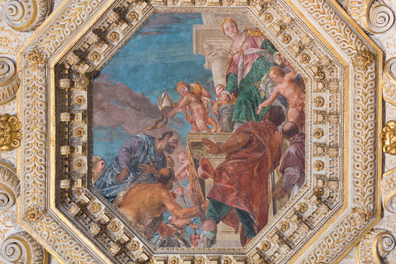 Venedig delar ut hedersbetygelser av (1528 88) Veronese