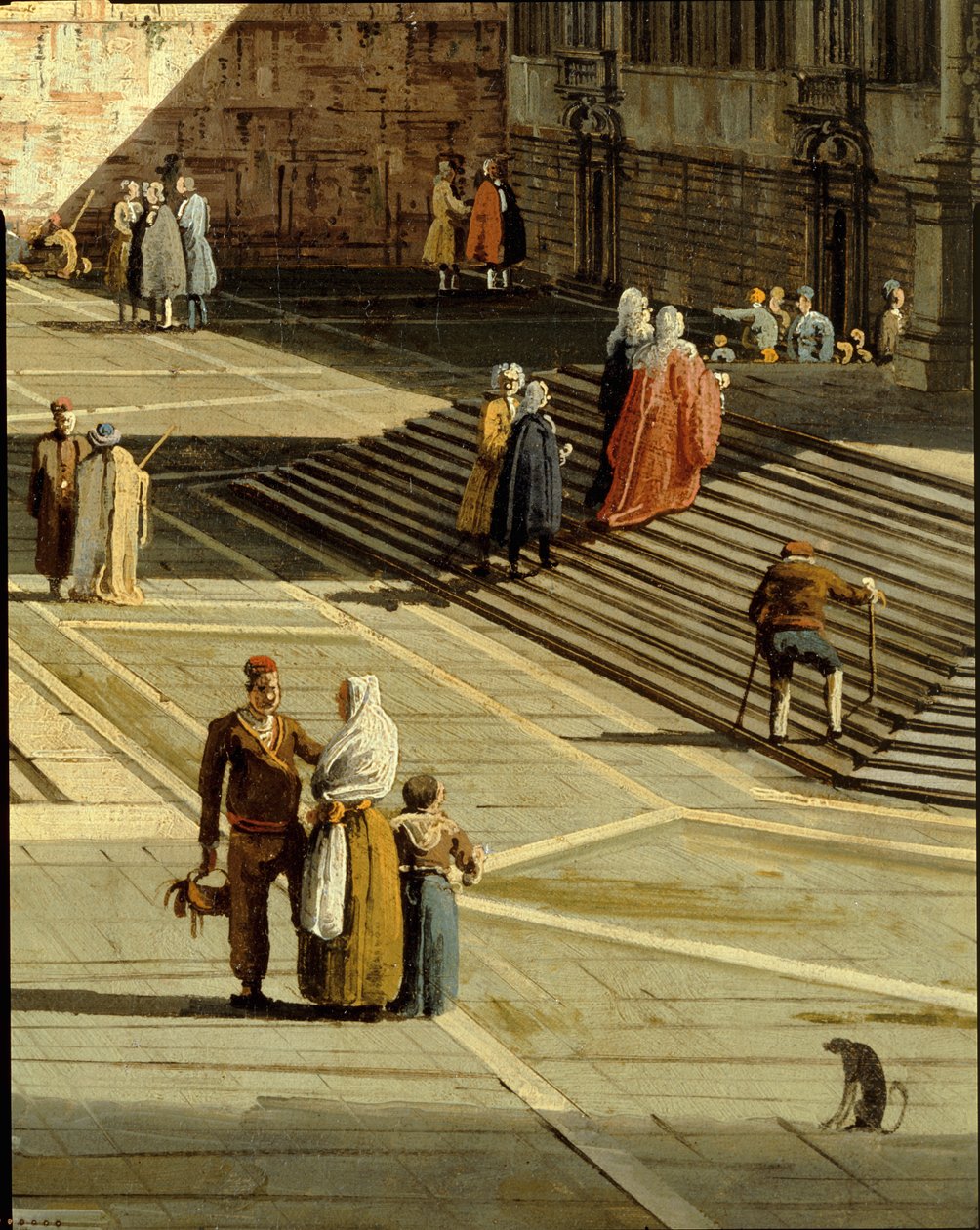 Ingången till Canal Grande och Salute-kyrkan - ... av (1697-1768) Canaletto