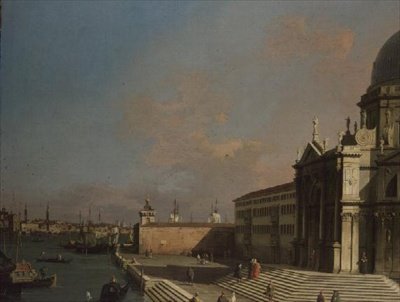 Ingången till Canal Grande, Venedig av Canaletto