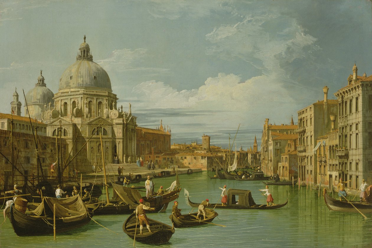 Ingången till Canal Grande, Venedig, ca 1730 (olja på duk) av Canaletto
