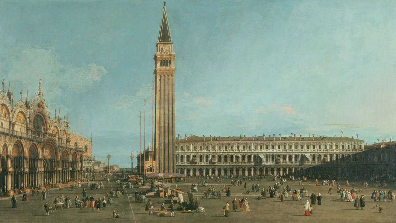 Markusplatsen av Canaletto
