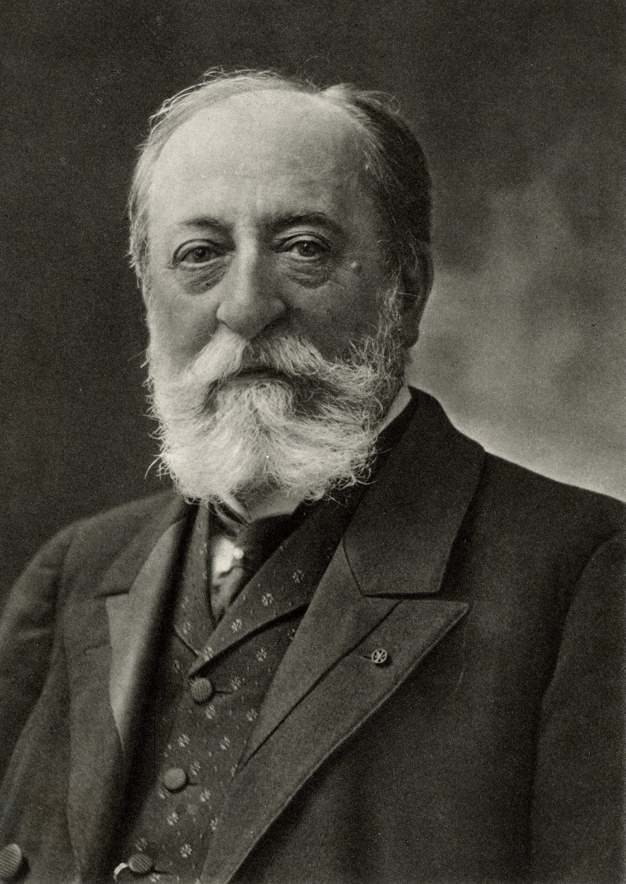 Camille Saint Saens (Saint-Saens) (1835-1921) fransk kompositör och organist (s/v foto) av (1820 1910) Nadar
