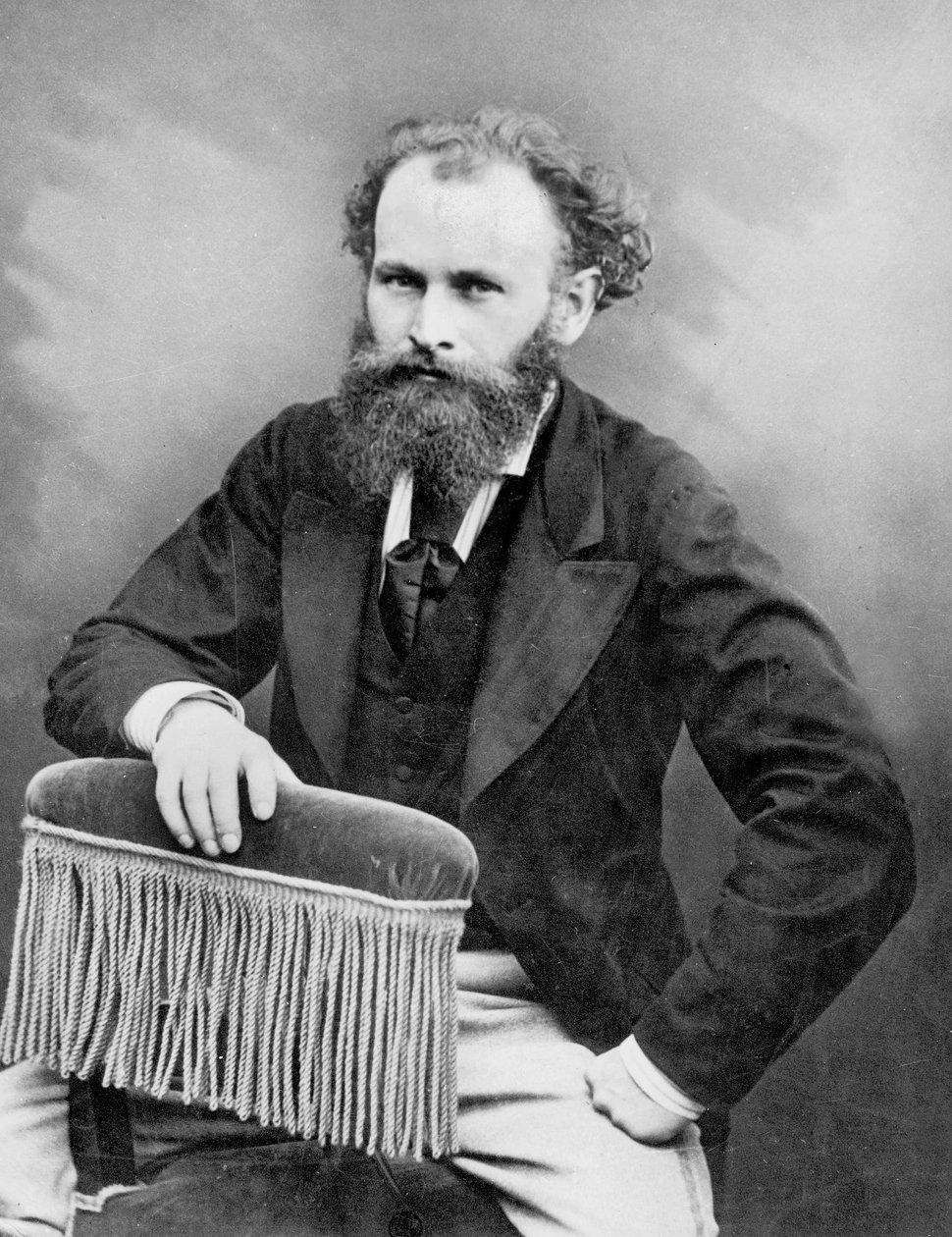 Edouard Manet, ca. 1875 (s/v foto) av (1820 1910) Nadar