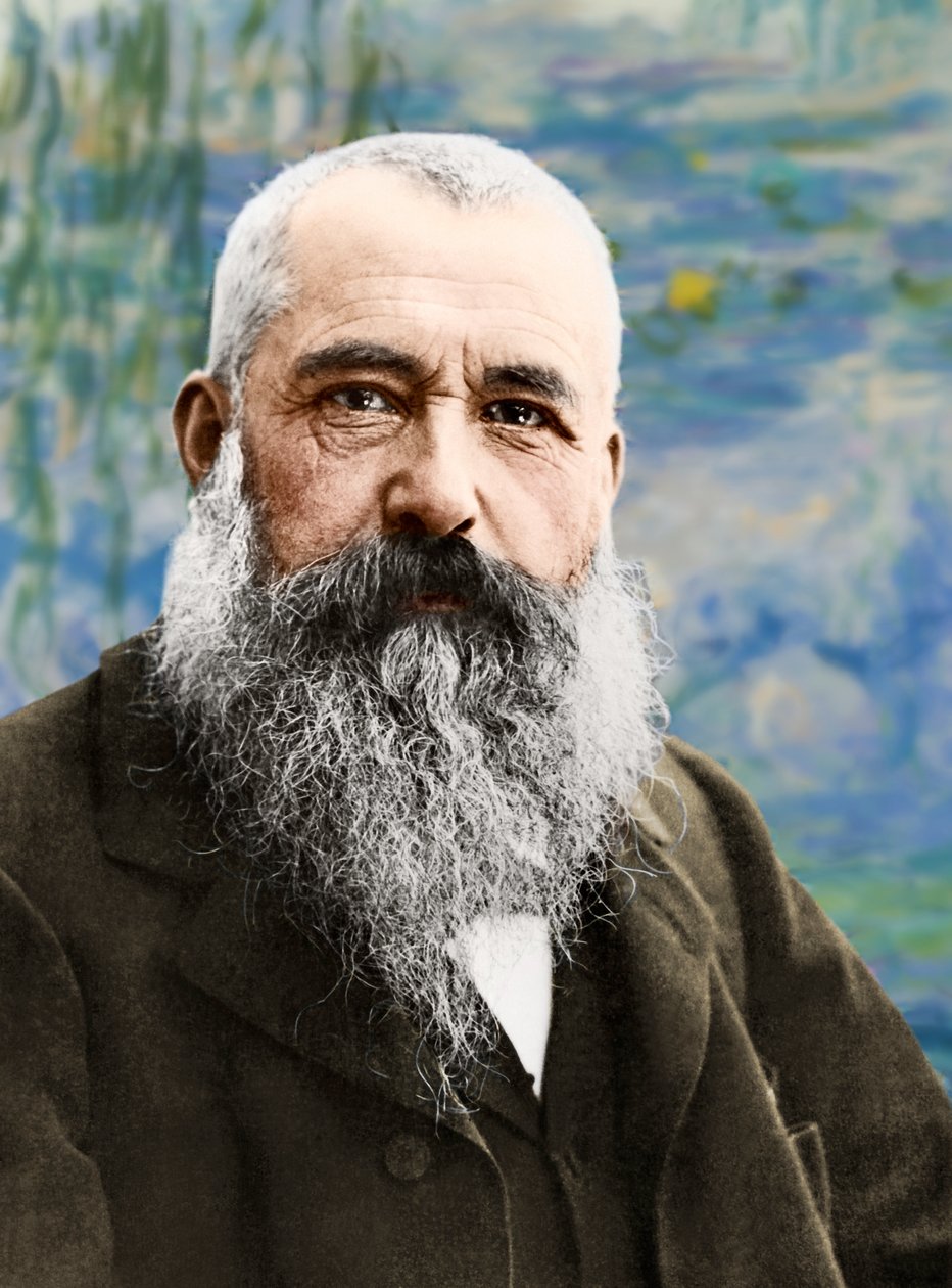 Porträtt av Claude Monet, ca 1899 (foto) av Nadar