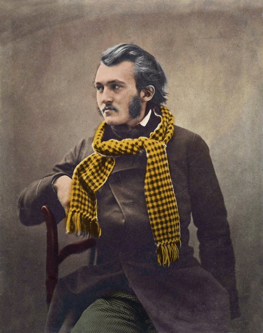 Gustave Dore (1832-1883) av Felix Nadar - senare färgläggning av Nadar