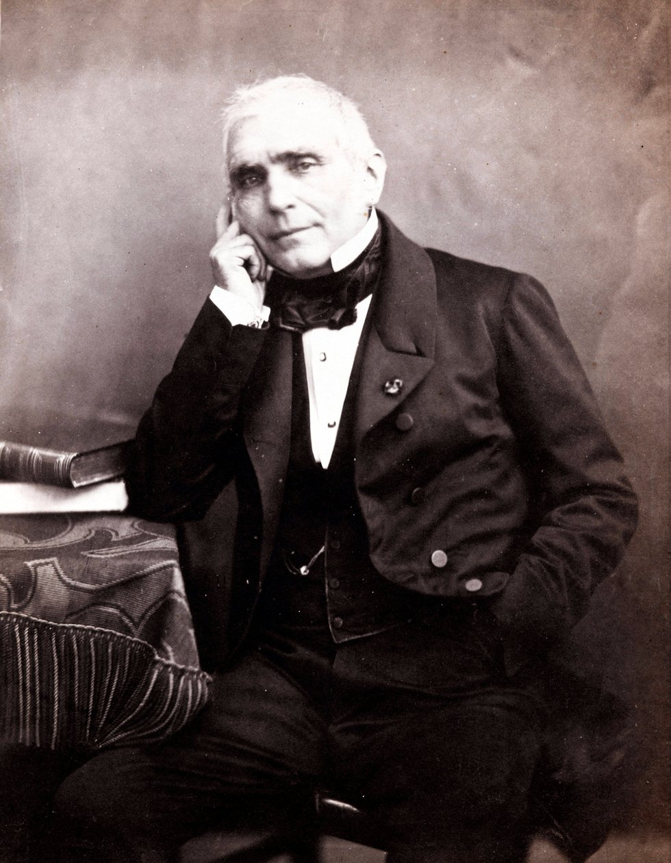 Porträtt av Eugene Scribe (1791-1861) av Nadar, Gaspard-Felix (1820-1910) av Nadar