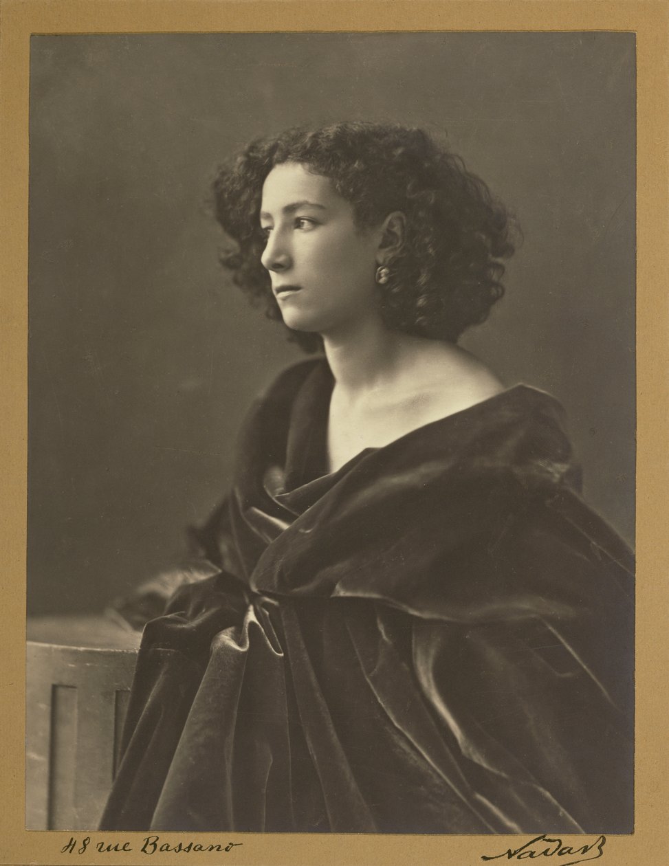 Porträtt av Sarah Bernhardt 1864 av Nadar av Nadar