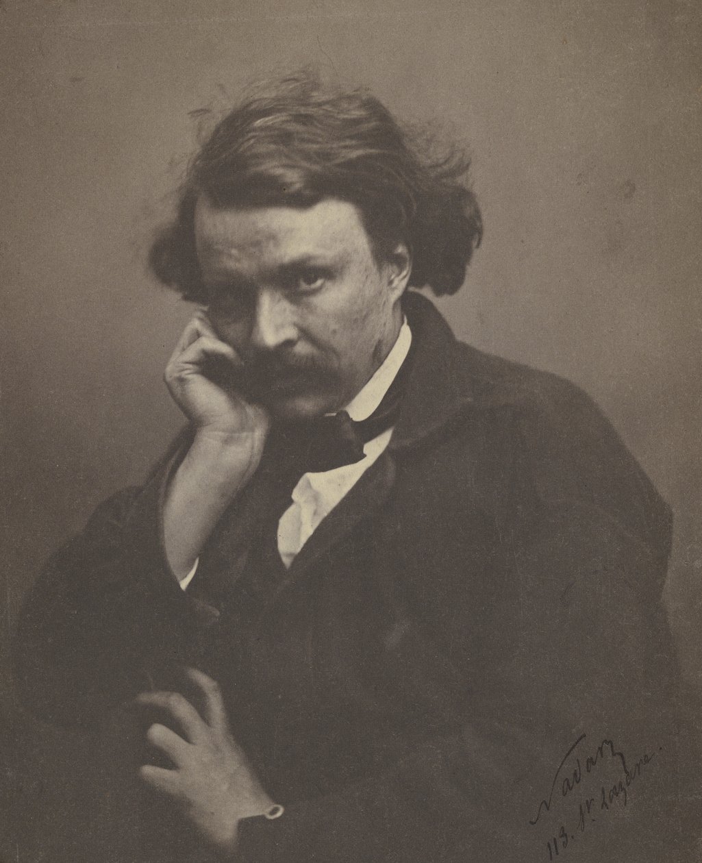 Självporträtt, ca 1855 (s/v foto) av Nadar