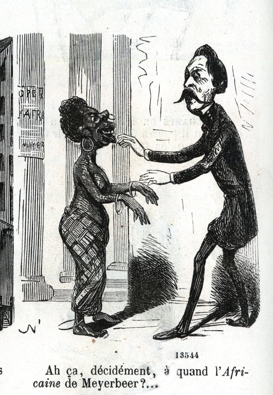 När är Giacomo Meyerbeer afrikansk? av Nadar