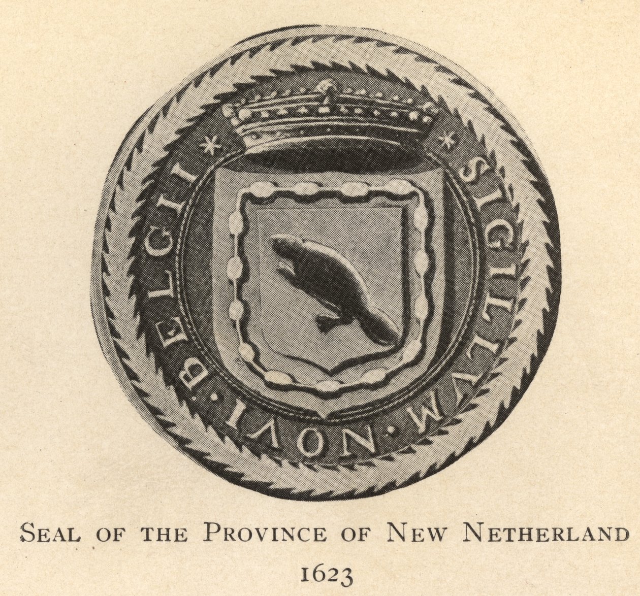 Sigill för provinsen Nya Nederländerna av (after) American School