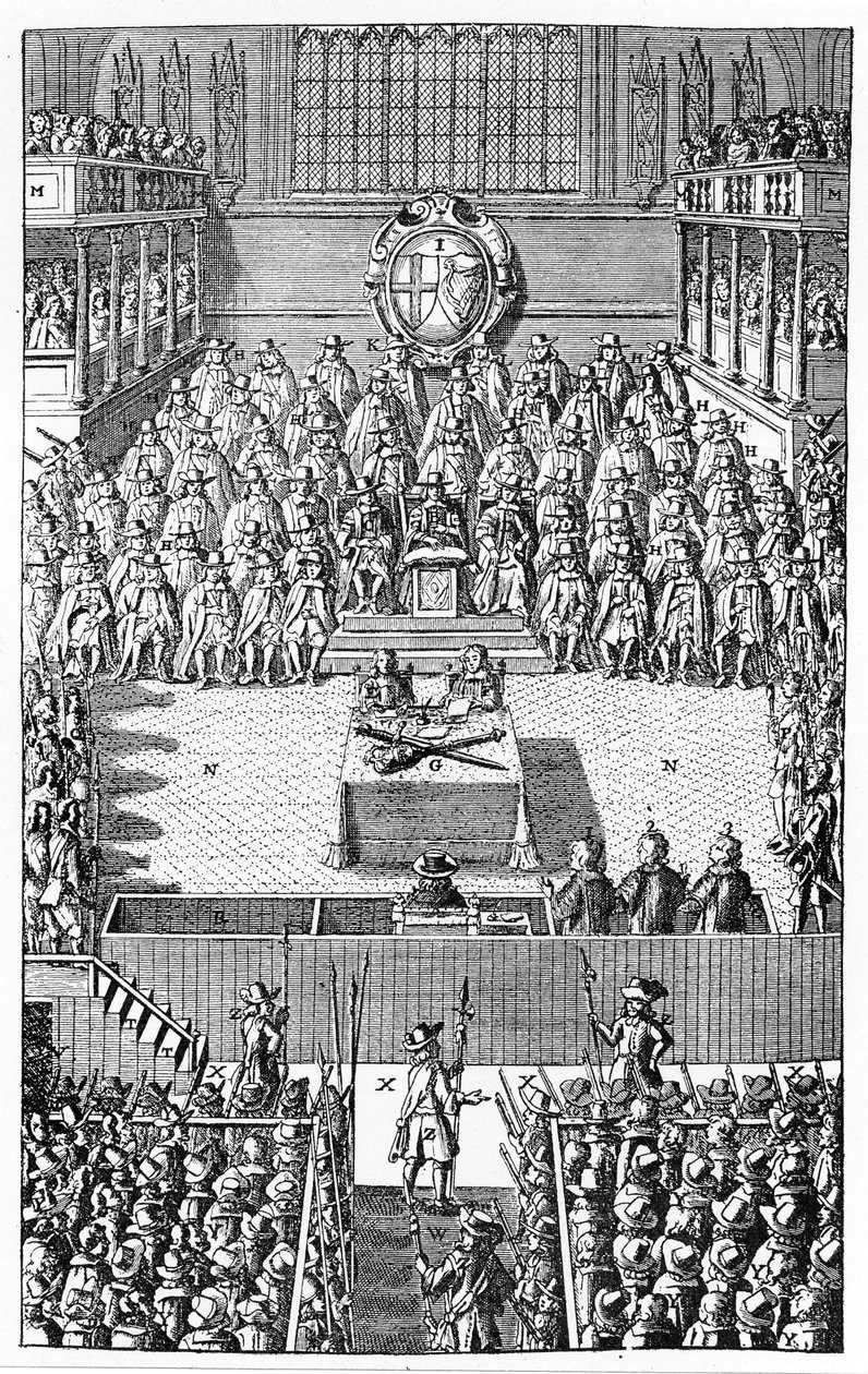 Rättegången mot Karl I, januari 1649 av (after) English School