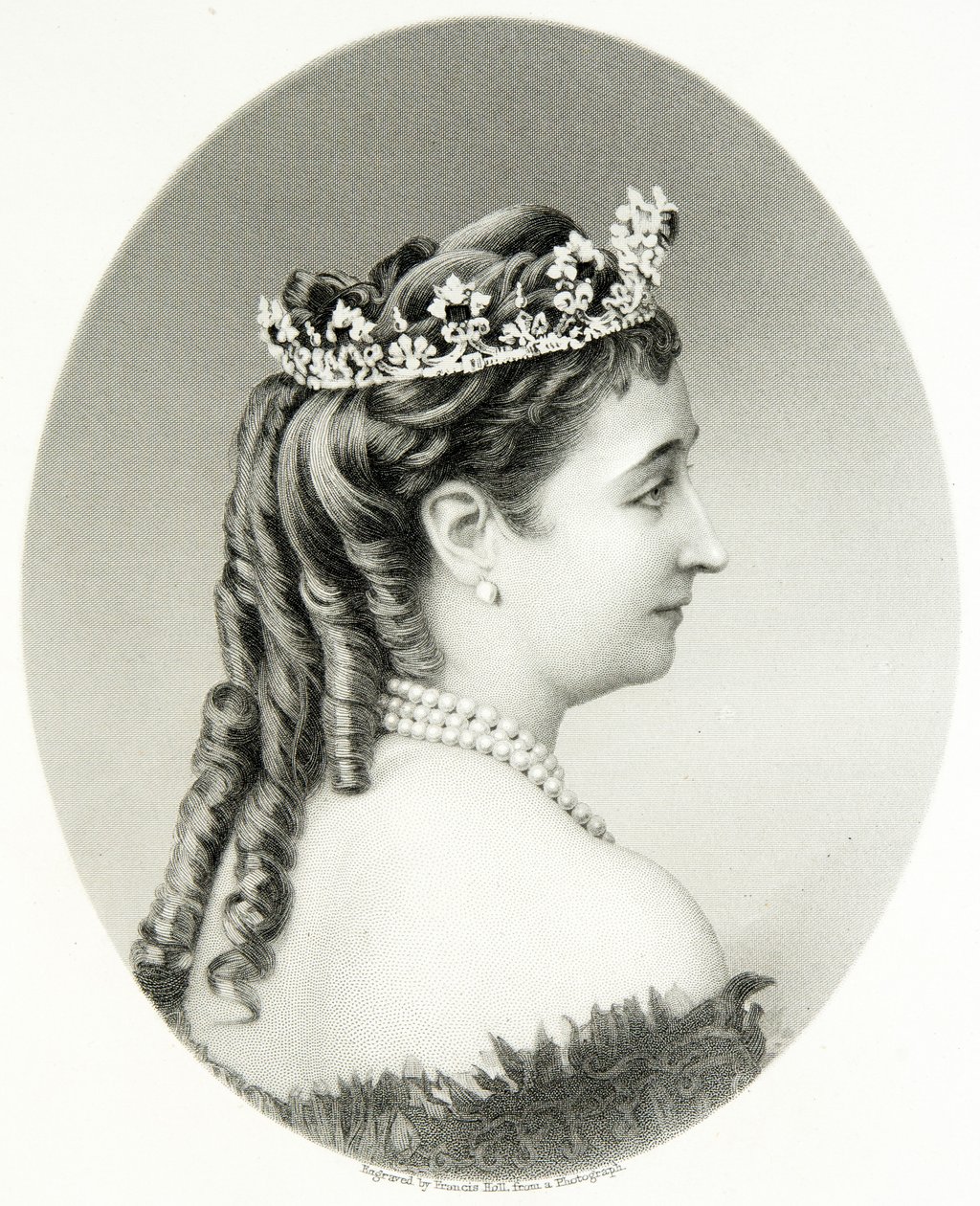 Eugenie (gravyr) av (after) English photographer