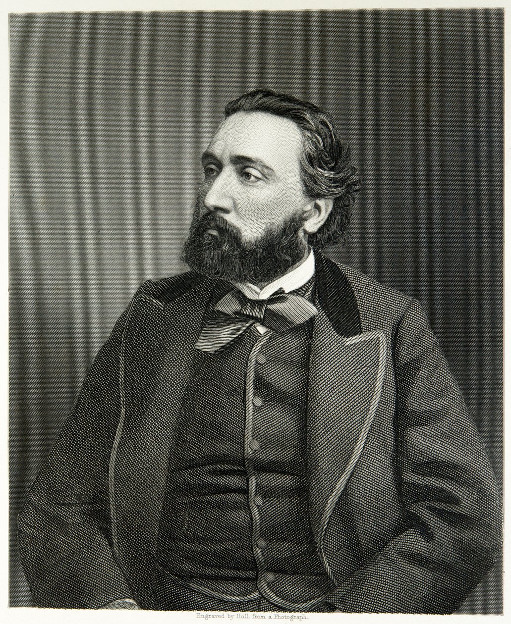Leon Gambetta (gravyr) av (after) English photographer