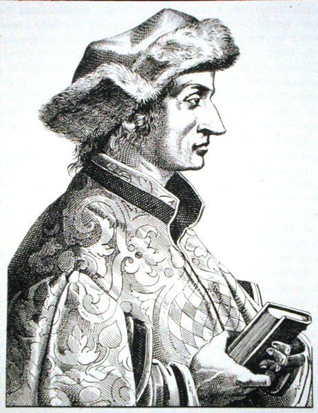 Porträtt av Sebastien Brant (ca 1485-1521), från 