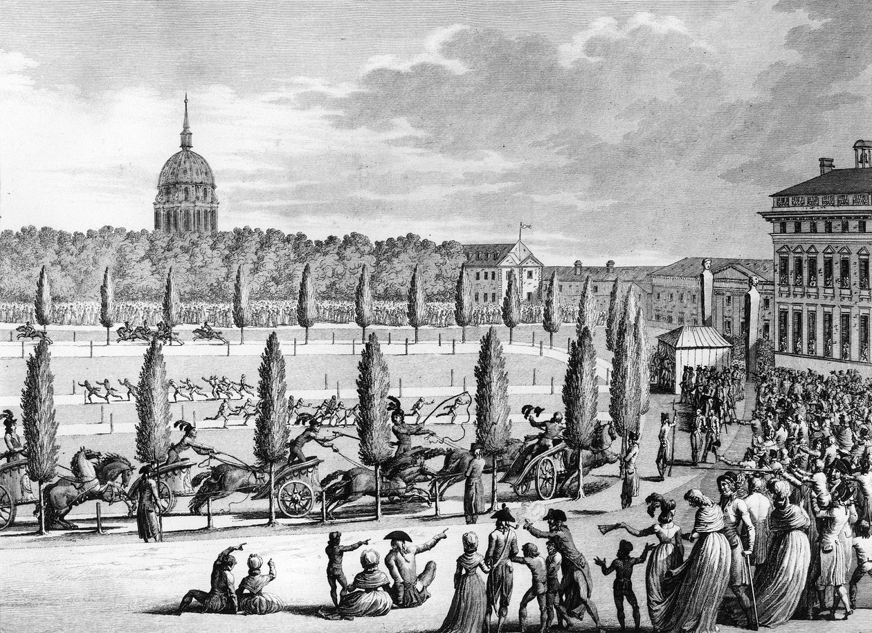 Franska revolutionen: Festen för grundandet av Republique den 1:a fredagen An V (22 september av (after) Girardet