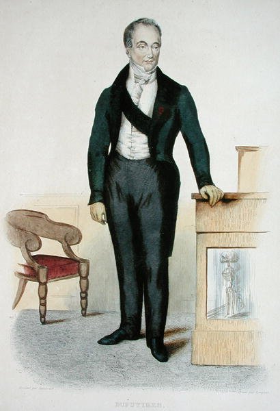 Guillaume Dupuytren (1777-1835) illustration från 