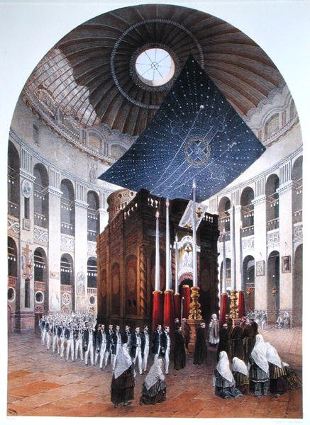 Heliga gravens kyrka, illustration från 