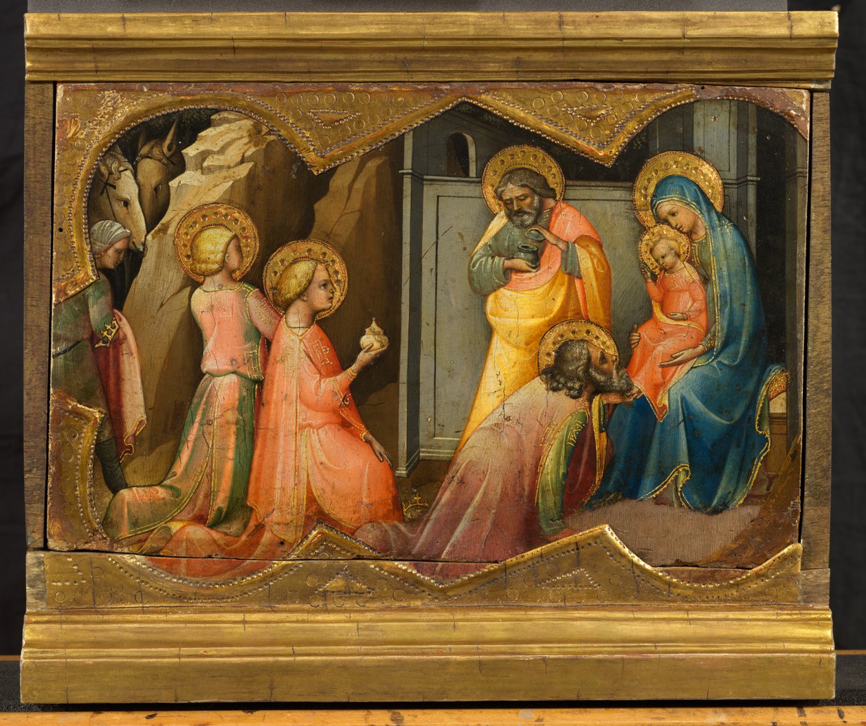 Tillbedjan av Magi av (c.1370 1425) Lorenzo Monaco