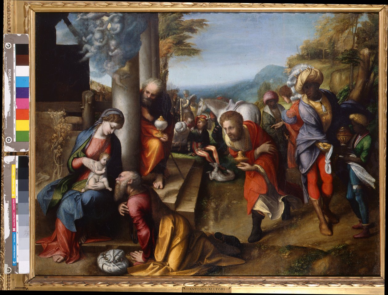 Tillbedjan av Magi av (c.1489 1534) Correggio