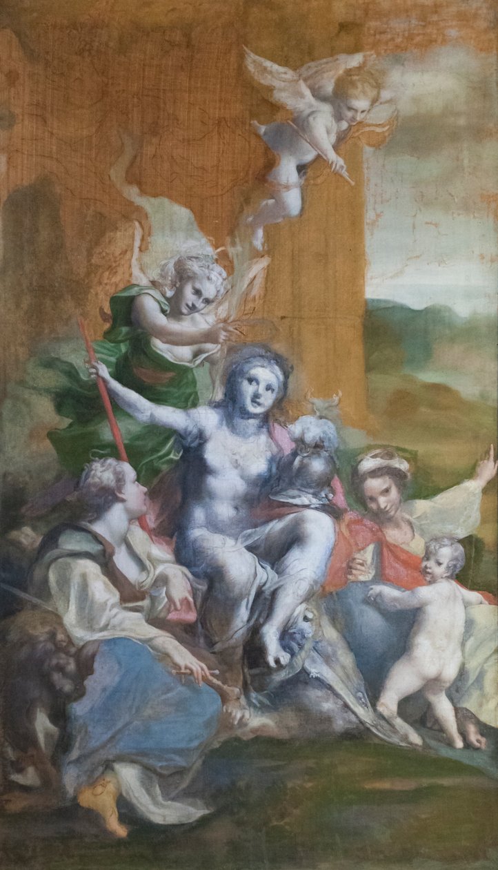 Allegori över dygden av (c.1489 1534) Correggio