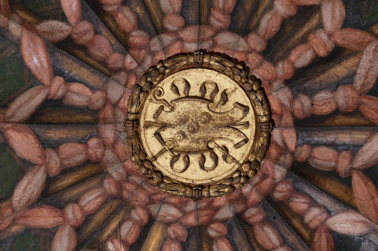 Detalj av valvet av (c.1489 1534) Correggio