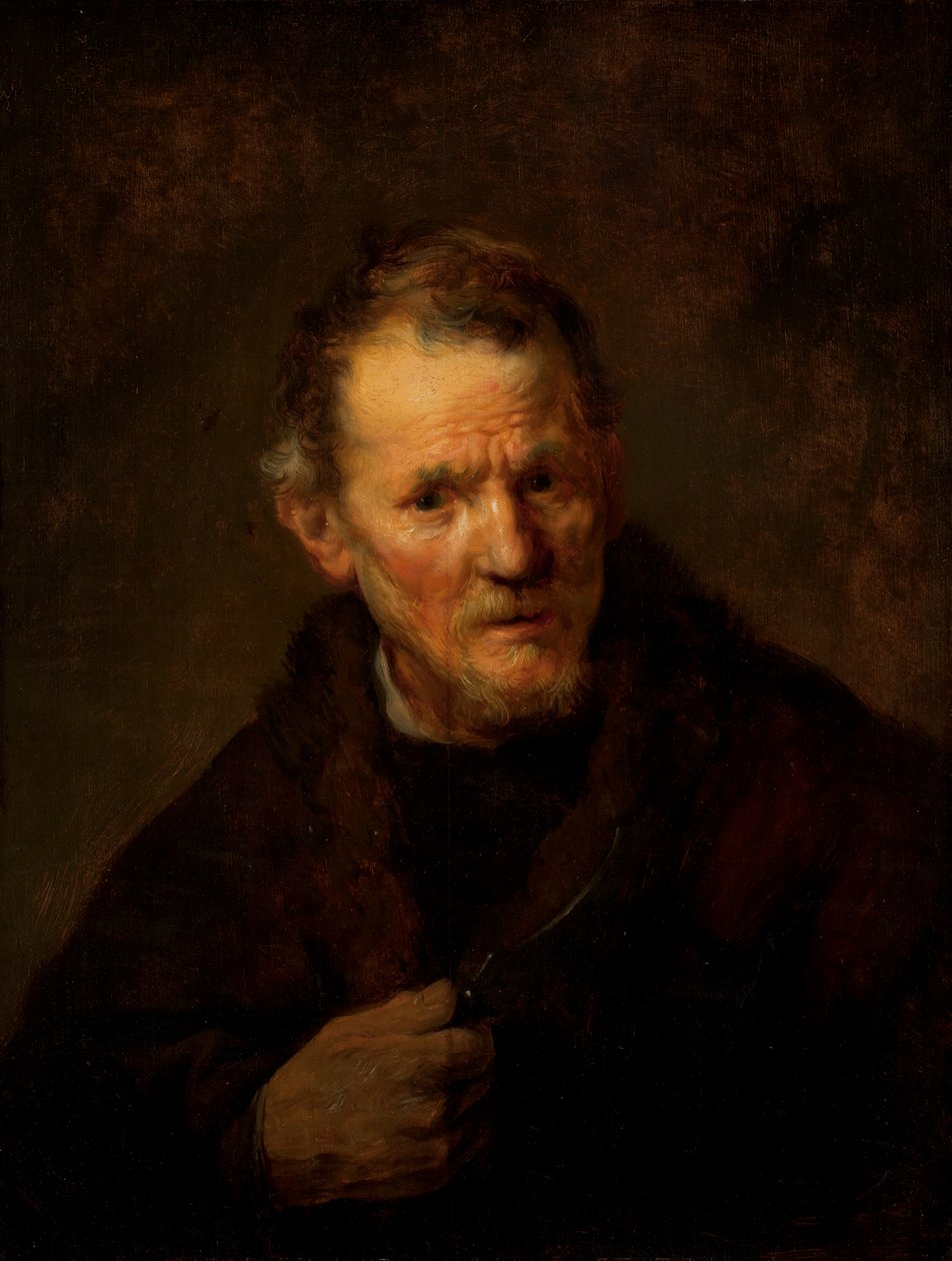 Saint Bartholomew, ca 1633 (olja på panel) av (workshop of) Rembrandt Harmensz. van Rijn