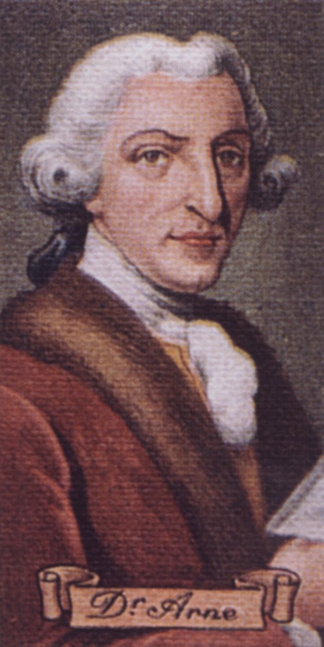 ARNE Thomas Augustine engelska av Unknown