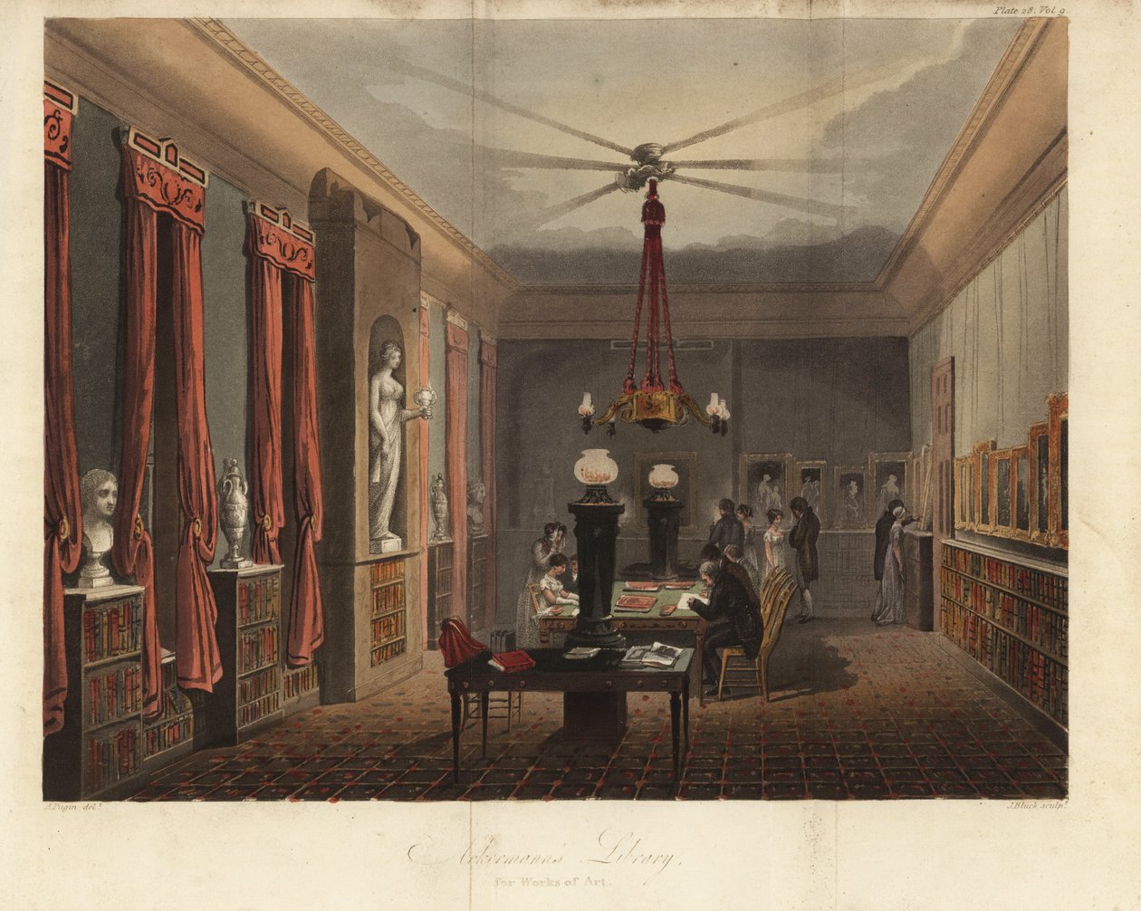 Ackermans Library for Works of Art, 101 The Strand, London av Unknown