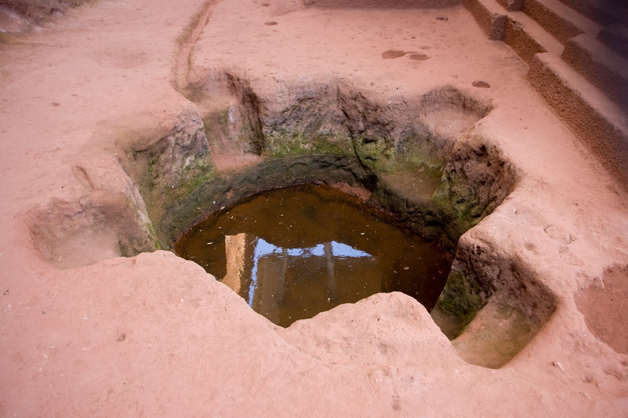 Bet Amanuel Church, Lalibela, Etiopien, Afrika av Unknown