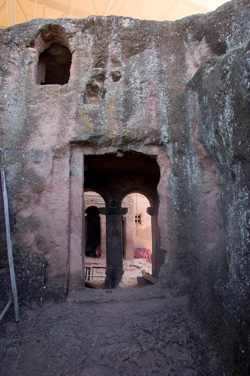 Bet Maryam Church, Lalibela, Etiopien, Afrika av Unknown